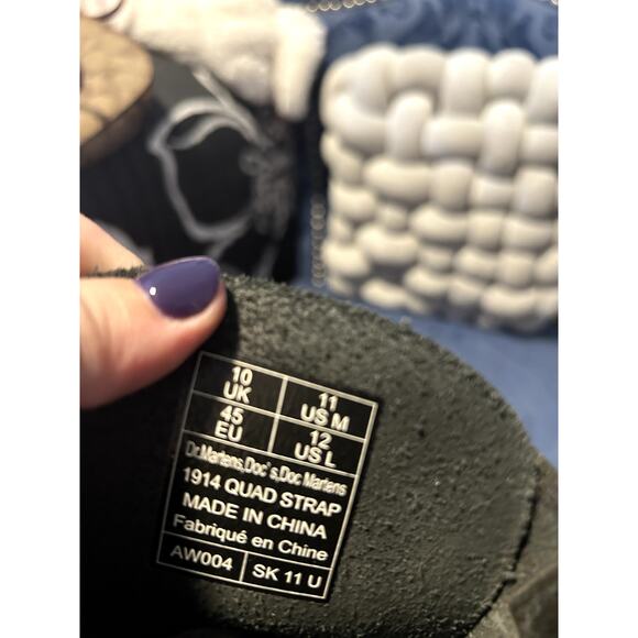 Dr Martens Quad Strap Buckle 20 Eye Knee High Size 12/EU 45 NWOT - Picture 9 of 9